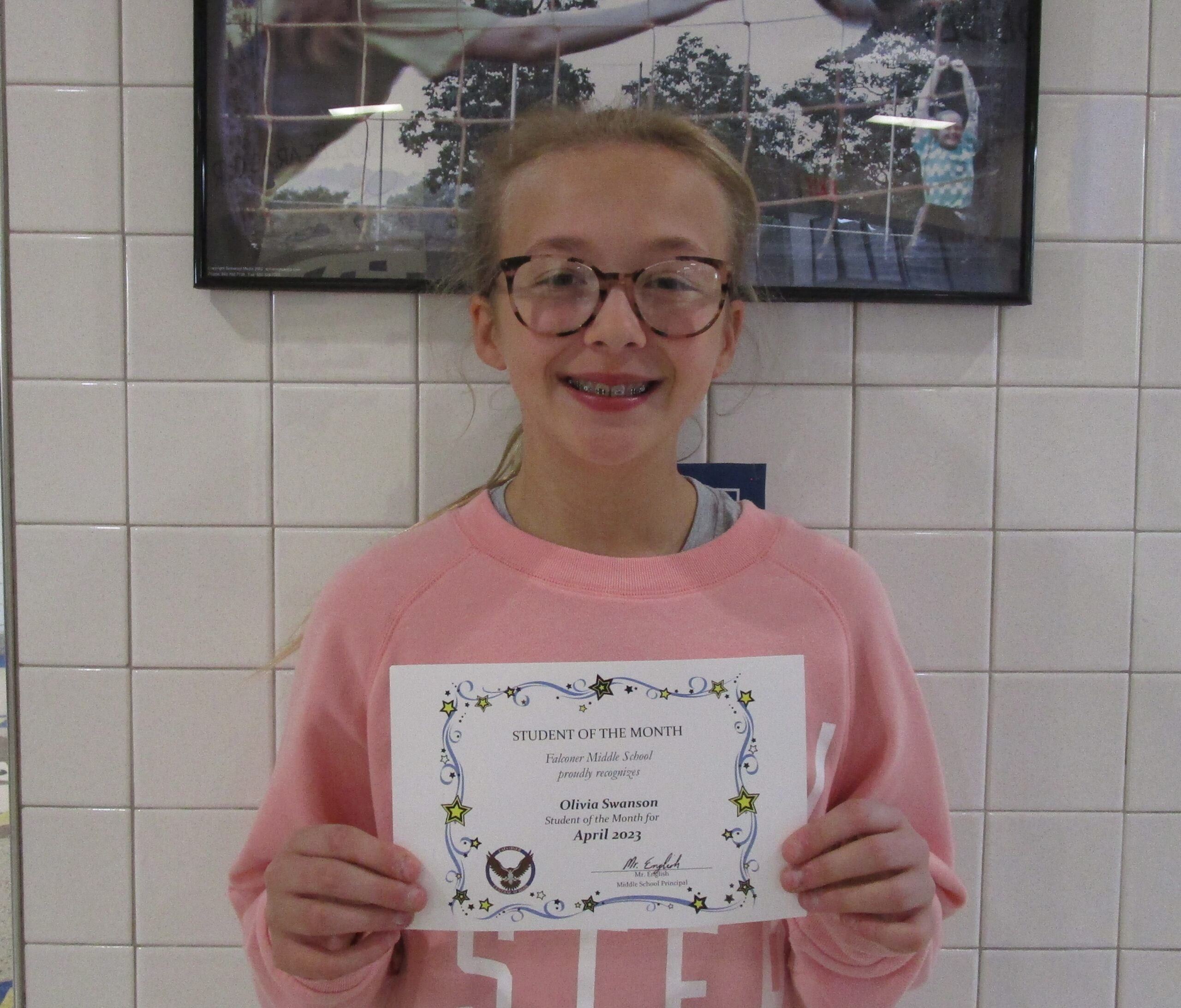 Falconer Names Student Of The Month News, Sports, Jobs Post Journal